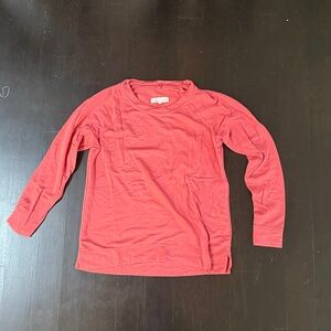 Lou & Grey Red Long Sleeve Tee